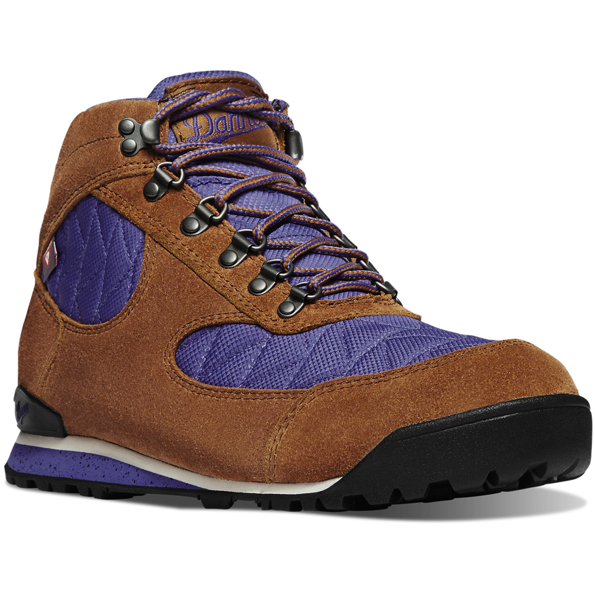 Danner Womens Jag Quilt Hiking Boots Dark Brown/Purple - RNZ357829